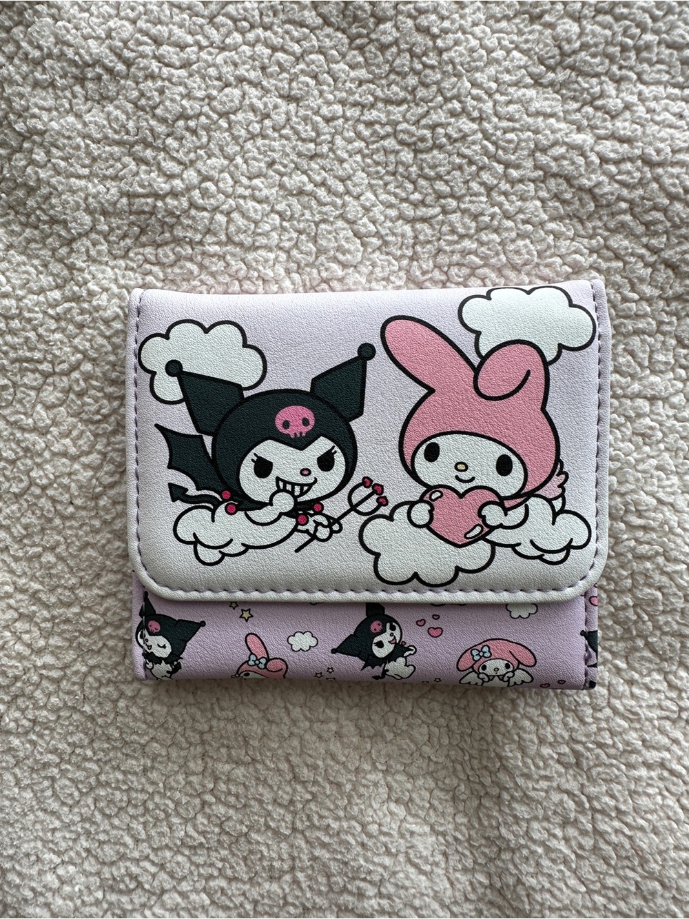 Loungefly Kuromi and My Melody Snap Wallet